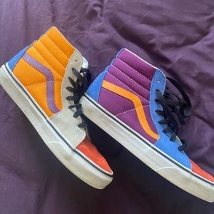 Vans Sk8-Hi Vans-Grape Juice/Bright Marigold